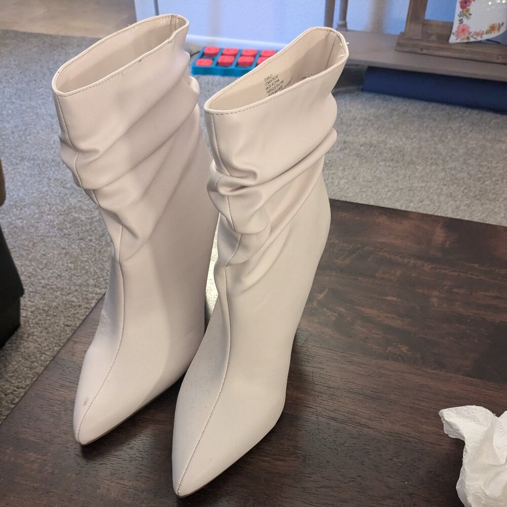 White Stiletto Boots